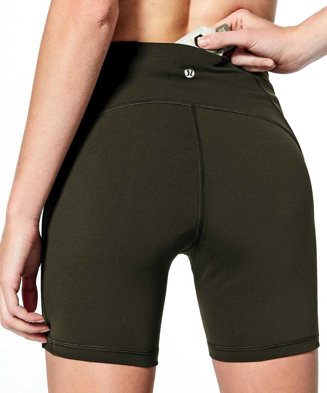 Olive Sculpt Short on body