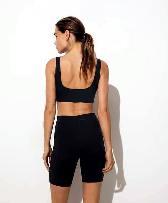 Black Sculpt Bike Short