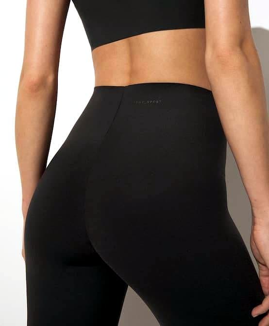 Black Sculpt Bike Short on body